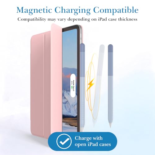 Image of Delidigi for Apple Pencil Pro (2024) & Apple Pencil 2nd Generation Case | Gradient Color Design Silicone Sleeve Cover, Magnetic Charging Compatible, Double Tap Support