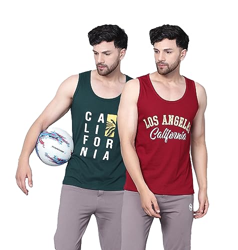 Image of Designer Men Vest Versatile Cotton Sando /Baniyan /Ganji for Boys - Perfect for Gym Workouts, Vacations, and Beaches