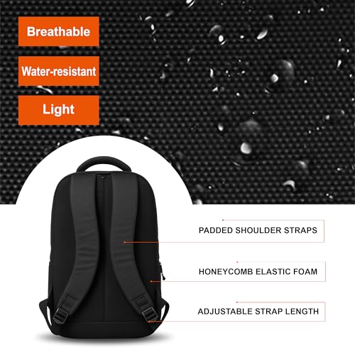 Image of Lunar's Luxur 40L Laptop Backpack with 1 Year Warranty | Foam Padded Water Resistant School bag | Laptop Bag 15.6 Inch | Travel College bag for boys | Office bag for man