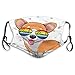 Produktbild Mundschutz für das Joggen in der Küche Cooler Cartoon-Corgi mit wiederverwendbarer Sonnenbrille