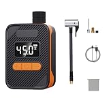 / NiuLumea Pompe à air électrique portable pour moto avec valve Presta, 150 PSI pour une pression maximale, chargement USB, débit de 12 l/min, pour un design compact et léger