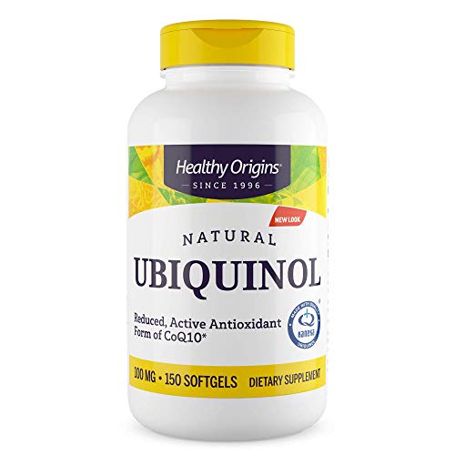 Healthy Origins Ubiquinol 100 mg, 150 Softgels - Featuring Kaneka QH Clinically Studied Active Form...