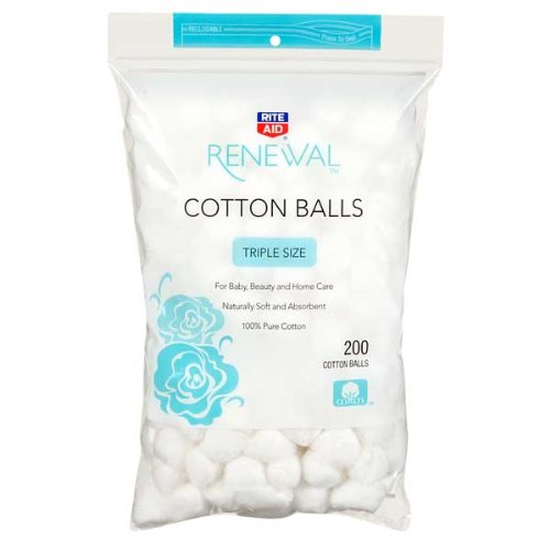 Rite Aid Cotton Balls, Triple Size Other Beauty