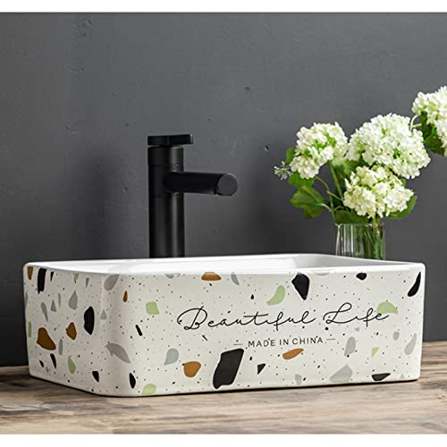 Lavabo rectangular pequeño para renovar baños estrechos sin cambiar encimera 6