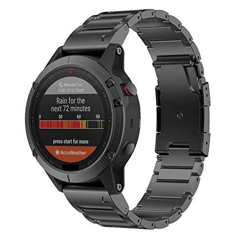 Bracelet de montre en alliage de titane Garmin Fenix 5 et 6