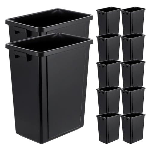 Caneca de basura de plástico rectangular 10.25 galones