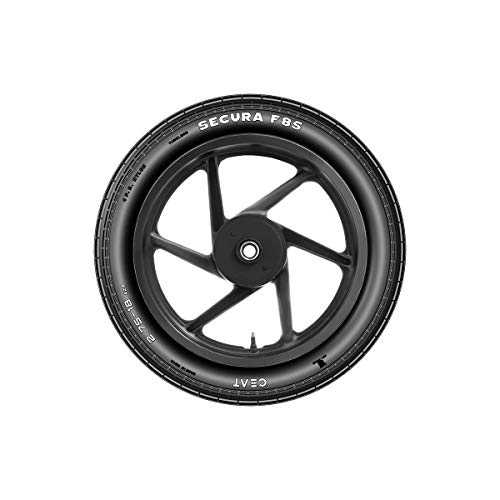 Image of CEAT 2.75-18 SECURA F85 42P TUBELESS TYRE | Front | Car Tyre for Front and Rear