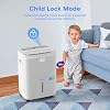 4,500 Sq.Ft Dehumidifier for Basement, Max 80 Pint/Day (Standard 60 Pint/Day) Smart WiFi Dehumidifier with Pump Drain Hose & Auto Humidity Control, Large Dehumidifiers for Home, RV, Bathroom, Bedroom