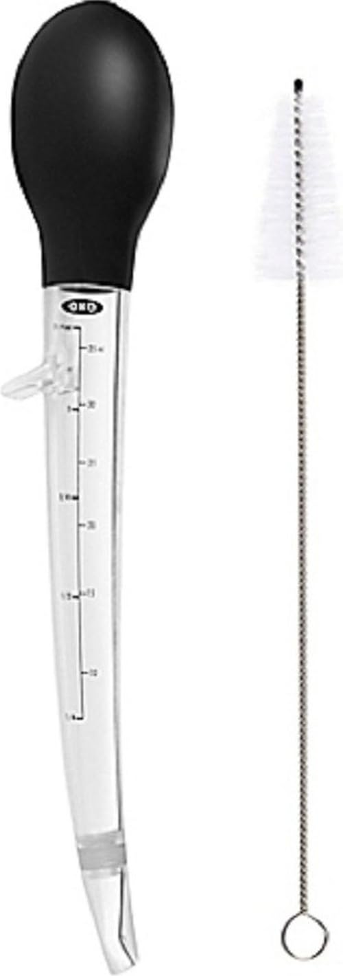 OXO Good Grips Angled Baster with Cleaning Brush