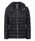  Ticket to Heaven Unisex Jacke Lightweight Padding Chris m.Abnehmbarer Kapuze, Schwarz (Jet Black 1840), 152