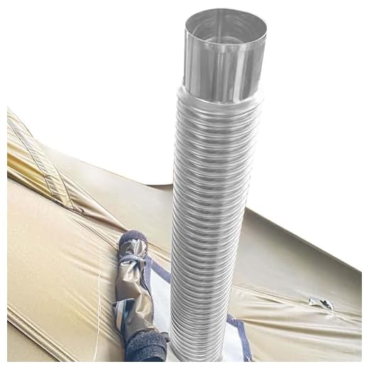 Tubo De Chimenea De Acero Inoxidable - Ventilación Flexible Para Estufa, Conjunto De Tubo De Canalización Ajustable, Construcción Resistente Al Calor De Nivel Industrial | Solución
