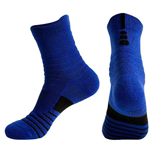 Yqhmt Basketball Socks Outdoor Athletic Crew Socks Thick Compression Long Running Sports Socks For Men & Women 4 Pack #TOP2