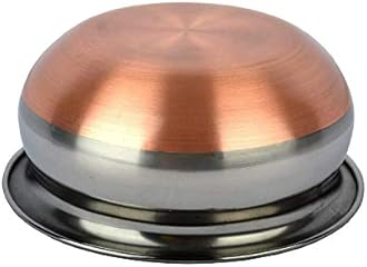 KC Stainless Steel Copper Bottom Kitchen Serving, Cooking Bowl | Biryani Handi | Handi Set 5-Pieces with Cover