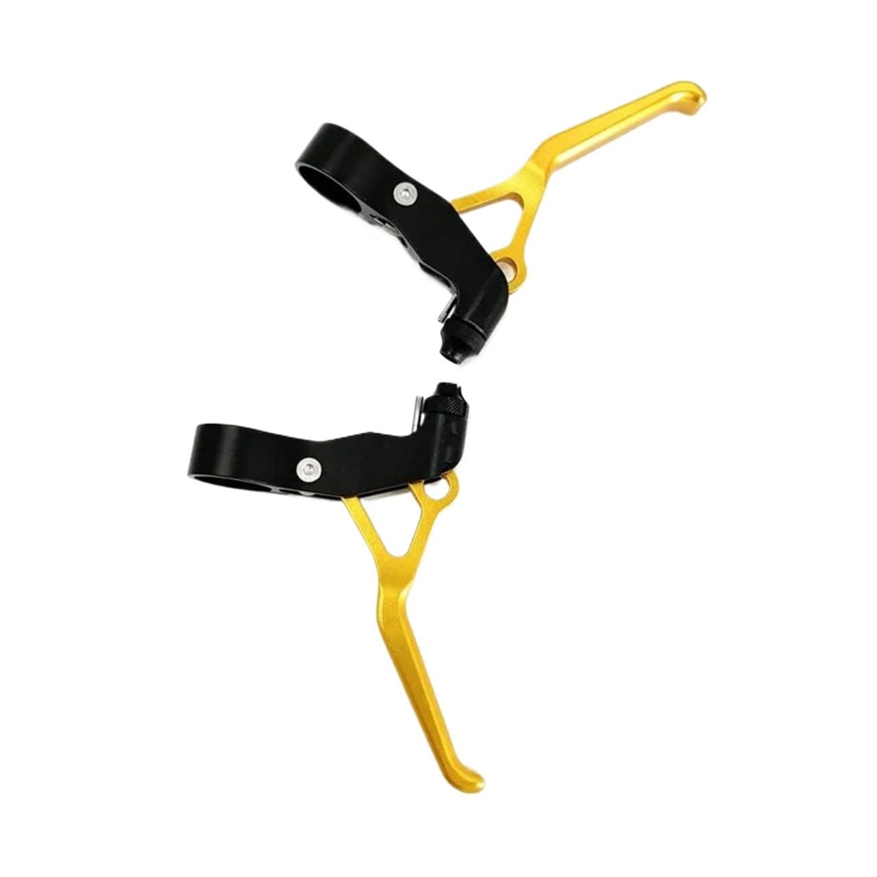 POAYUEWR Ultralight Brake Levers 22.2mm Fit for BYA412 Fit for Brompton Folding Bike Caliper Brake Lever CNC Bike Brake Drum(Gold)