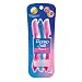 Schick Silk Touch-Up Multipurpose Exfoliating Dermaplaning Tool, Eyebrow Razor, and Facial Razor with Precision Cover, 3 Count