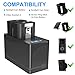 Feirsh Battery Charger Station for Ring, Dual Rechargeable Battey Charging Station Compatible for Ring Spotlight Cam Battery, Ring Video Doorbell 2 & Ring Stick Up Cam Battery (NO Battery)