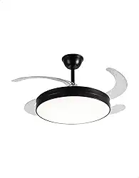 Ventilador de Teto Plafon LED Opus Air Lite Retrátil com Controle Remoto – 60 W, 3 Temperaturas de Luz (3000 K / 4000 K / 6500 K), Bivolt, Silencioso