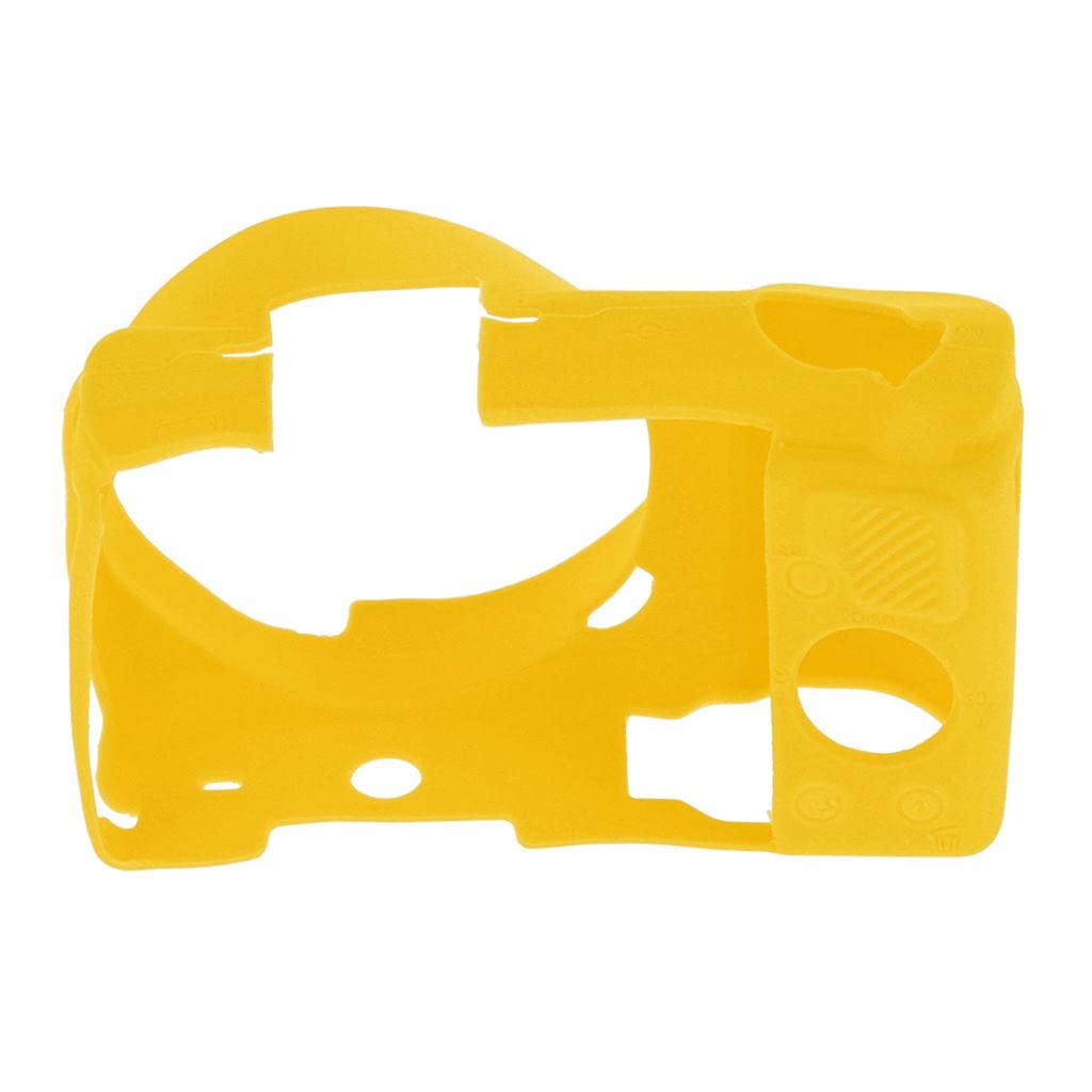 Silicone Protective Housing Camera Fullbody Shell Cover Fit for Sonny A5100 Yellow-image-12
