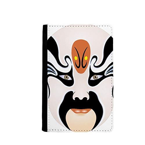 Porte-passeport étui portefeuille de voyage Opéra de Pékin porte-cartes compact
