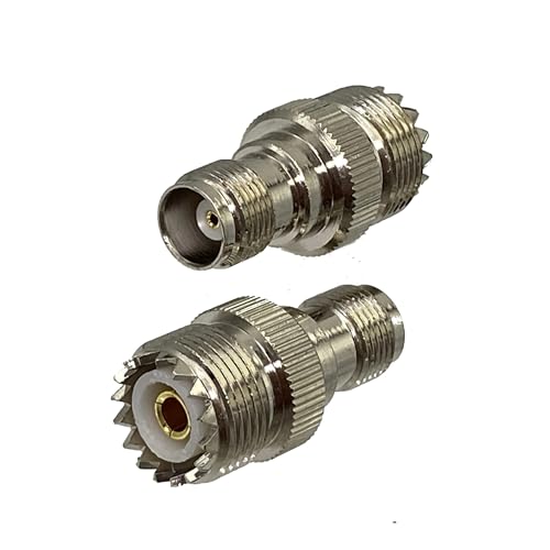 1̃RlN^A_v^ UHF PL259 SO239 - TNC IXvO & XWbN RF Ro[^C^[~i Vi^J(UHF F to TNC F)