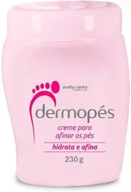 Creme Para Afinar Os Pés Hidrata e Afina Dermopés Abelha Rainha 230g