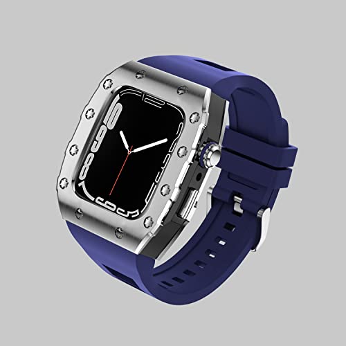 Boîtier en métal silicone pour Apple Watch pour protéger et styliser une montre usée