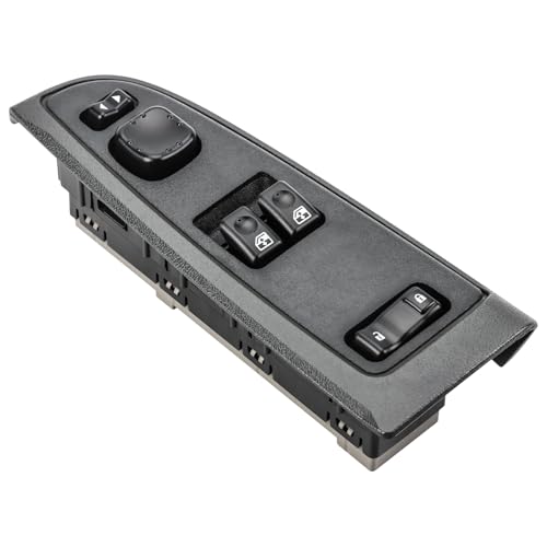 15883318 Power Window Switch with Bezel for 2003-2007 Chevy Silverado & GMC Sierra 1500 2500 3500 Front Driver Side Master Window Switch 920-023 DWS-226