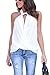 FARYSAYS Women's Summer Sleeveless High Neck Halter Cami Tank Tops