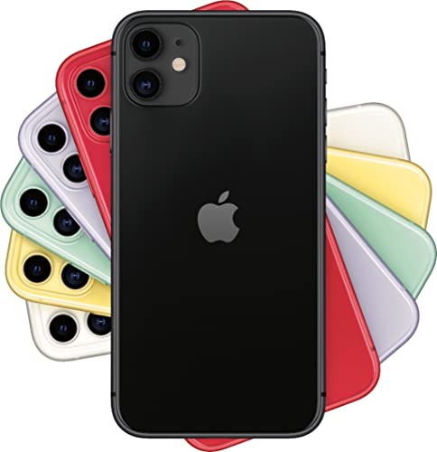 Image of Apple iPhone 11, 128GB, Black - Unlocked (Renewed)