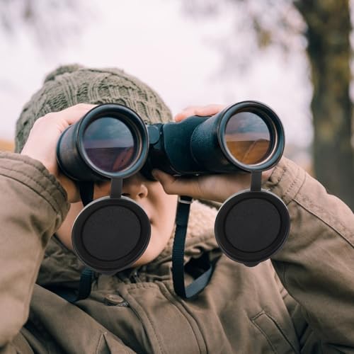 Parliky Waterproof Rubber Objective Lens Caps for Binoculars and Monoculars Easy to Install Protective Eyepiece Covers for Outdoor Use 3 Pieces - Thumbnail 7