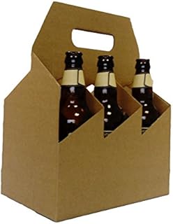 10 x Wine Bottle Carrier (Brown)