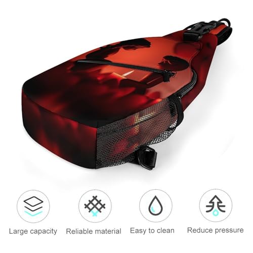 Mochila tipo bolso Sling para senderismo y uso casual miniatura 5