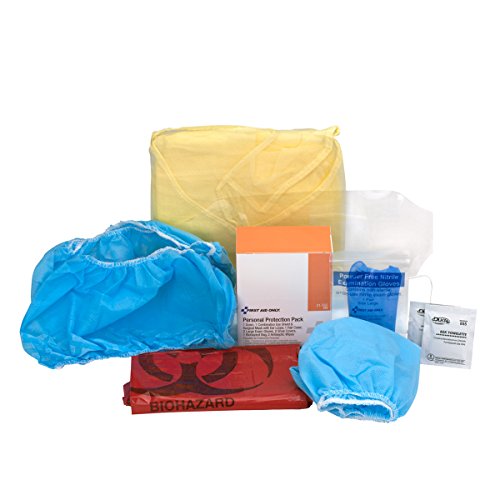 Image of First Aid Only 21-765 7 Piece BBP Protective Apparel Pack