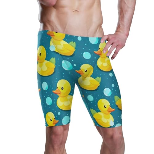 Little Yellow Duck Swim Jammers for Men Athletic Durable S B0400106