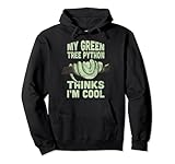 My green tree python thinks I'm cool