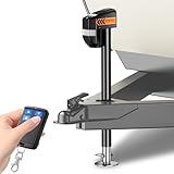 SEALIGHT Electric Tongue Jack with Remote Control, 5000LB Power Jack, 9.84'-33.85' Lift for A-Frame, Utility & RV Trailers, 12V DC with LED Light