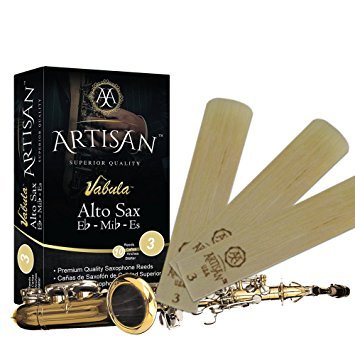 Artisan アルトサクソフォンリード。 Eフラット。 Box Of 10.完全な音のための耐久性のある、長持ちする、最高の等級の杖を作った。 強さ3 Amazon.co.jp: Artisan アルトサクソフォンリード。 Eフラット。 Box