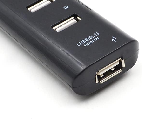 USB Hub, 4 Port USB 2.0 Distribution Splitter, Super Multiport Fast Data HUB Adapter Converter for Notebook Laptop PC image 7 of 8 B0C8TBZP9M