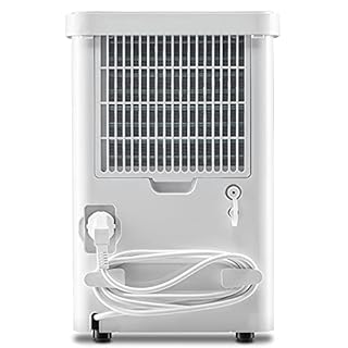 TROTEC Déshumidificateur d’air TTK 33 E – 14 L/24h pour pièces 15 m², hygrostat réglable 30-80%, LED, séchage du linge, minuterie 24h, bac 1,5 L, drainage continu, filtre lavable