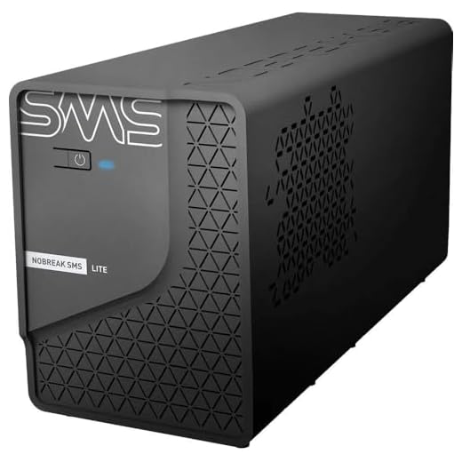 SMS - NOBREAK LITE 600 - POTÊNCIA 600VA | 300W - BIVOLT ENT.: 115/ 220V | SAÍDA: 115V - 4 TOMADAS - SENOIDAL P/APROX. - LINE INTERACTIVE - PN 29202