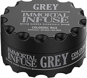 Image of Immortal NYC Hair Wax For Men - Silver Coloring Wax For Hair - Hair Wax - Mens Hair Wax - Hair Paste For Men - Mens Hair Paste - Men Hair Wax - Styling Wax Hair - Hair Product Men- 3.4Oz