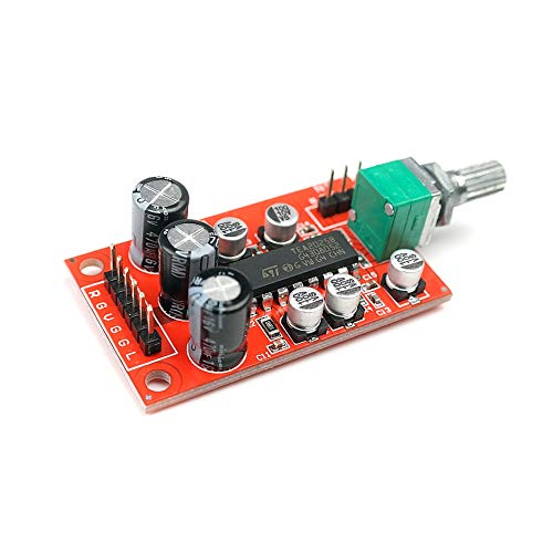 Taidacent - Taidacent TEA2025B Amplifier Circuit Small Integrated Amplifier DC3-12v Monolithic Integrated Circuit Single Power Bridge Power Amplifier (With volume adjustment)