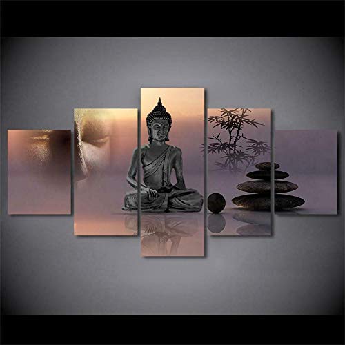 Tableau Bouddha pour décoration modulaire de salon et grand appartement