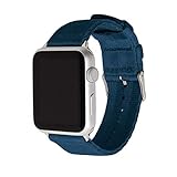 ABENTEUER BEREIT - Strapazierfähiges Nylon. Schwere Nähte. Edelstahlschnalle. Dieses waschbare, wasserfeste Uhrenarmband kommt mit dem Büro klar, oder dem Fitnessstudio oder gar einer Wildwasserfahrt – und sieht dabei sogar toll aus.