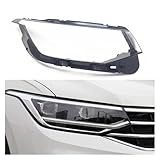 Compatible For VW VW Tiguan L 2022 2023 Car Front Headlight Housing Cover Headlamps Transparent Lampshades Head Lamp Light Shell(Low Right)
