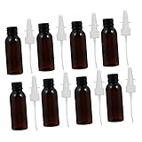 MUCKLILY 8 Stück 30 Ml Reiseflaschen Pet Sprühflaschen Leer Klein Tragbar Für Ätherische Öle Hautlotion Nachfüllbar