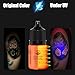 Tuffking Tattoo Ink Color Set - Fluorescent Tattoo Ink Pigment Kit 7 Colors Glow in The Blacklight for Professional Tattoo Artist Halloween Supplies (1/6 fl oz(5ml), 7color)