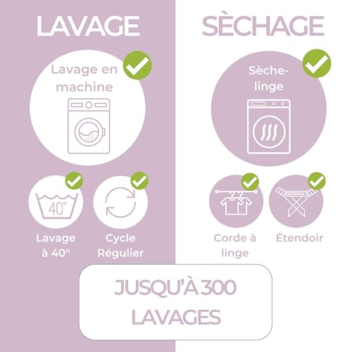 Protège-matelas enfant imperméable Hygge Sheets lit simple lavable