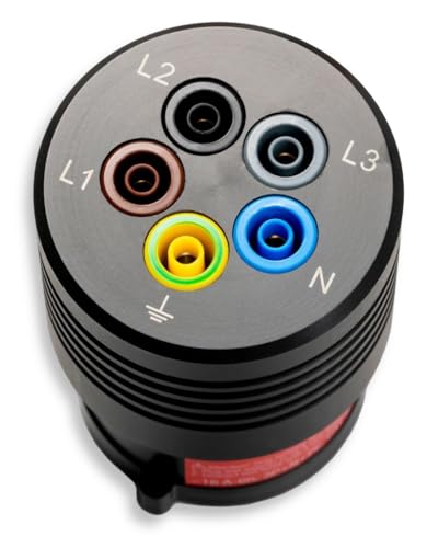 BENNING TA 7-32 Messadapter (zur Messung von Riso, ZLoop/ZLine, RCD-Prüfung, Drehfeld, Spannung und Frequenz, Messungen an 5-poligen 32 A CEE Steckdosen) 44041