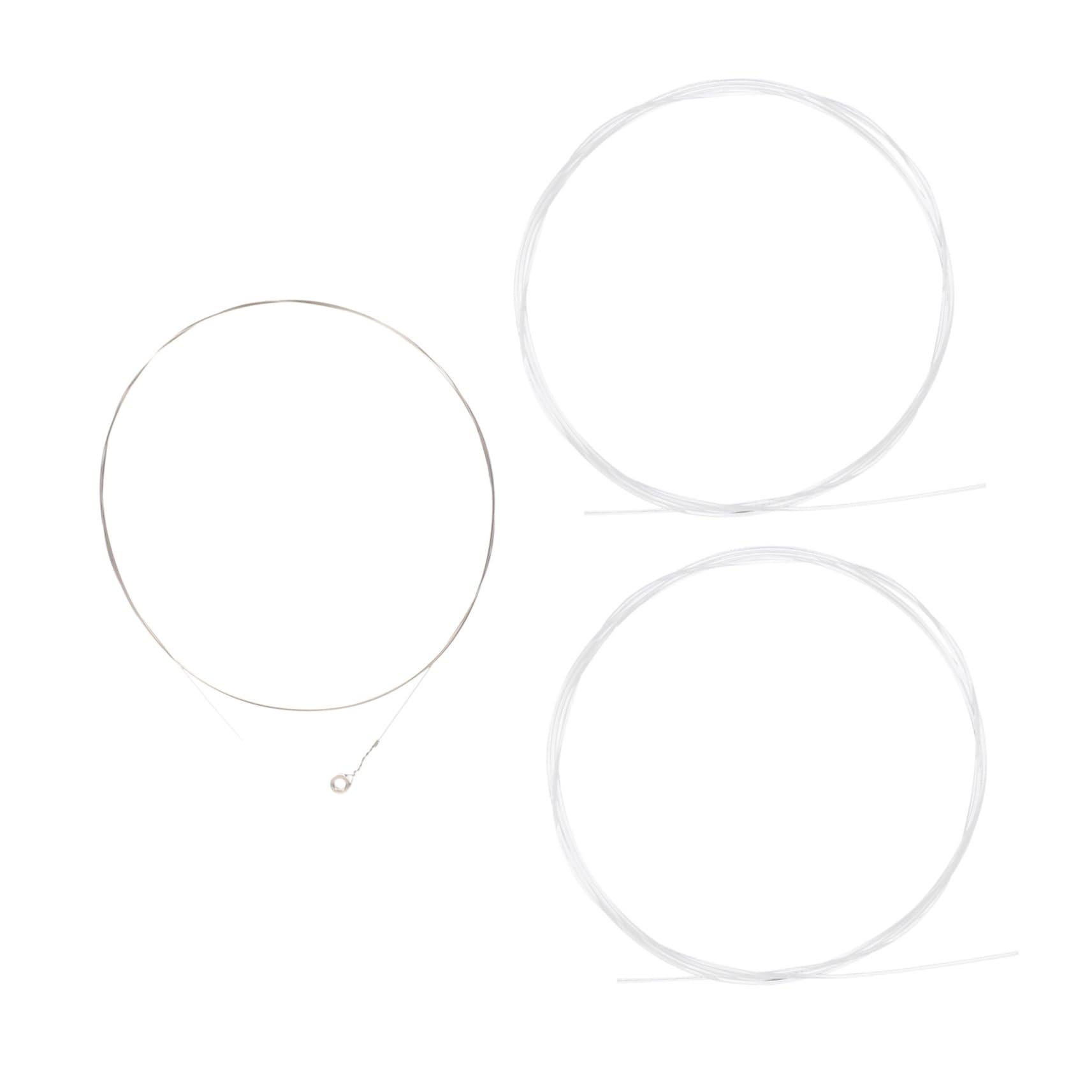 3pcs Strings Strings Balalaika Nylon Balalaika Parts White Instrument Accessories Balalaika Instrument